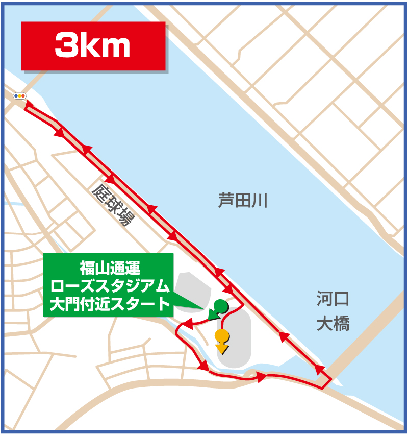 10kmコースマップ